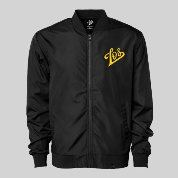 Los-Black-&-Gold-Bomber-Windbreaker